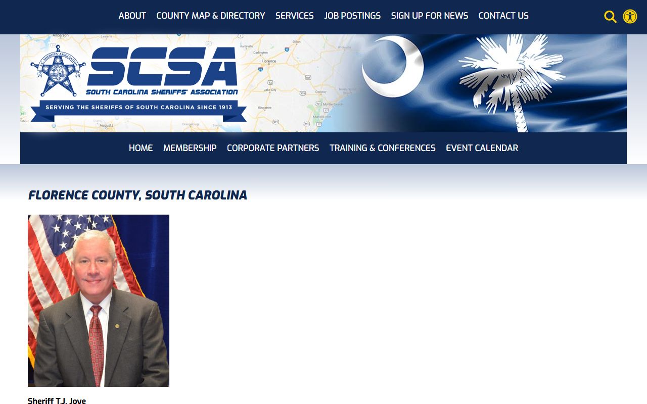 Florence County warrant search South Carolina Sheriffs Association listing